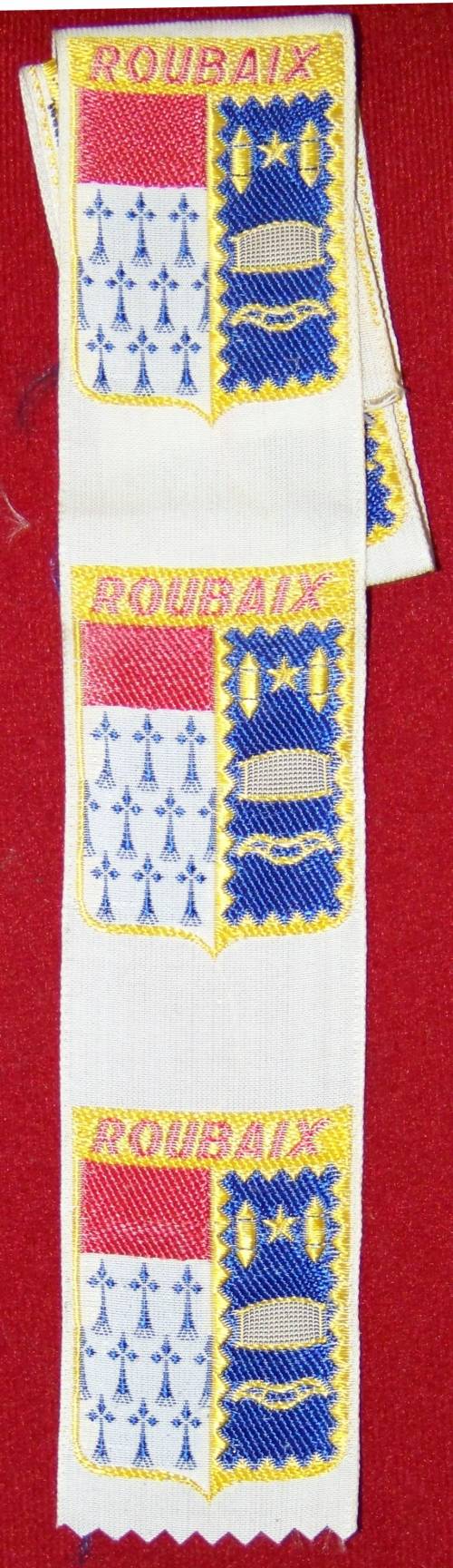 Ruban tissé au jacquard