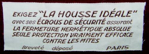 Ruban tissé au jacquard