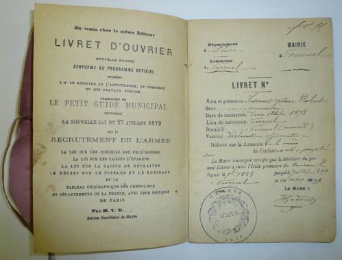 Livret d'apprenti