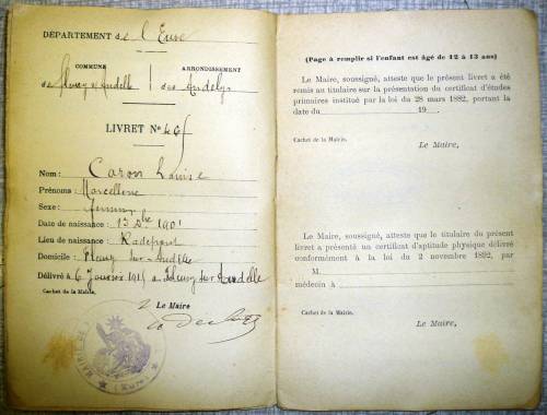 Livret d'enfant