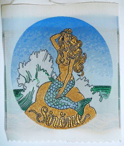 Ruban tissé au jacquard