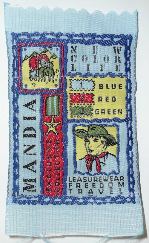 Ruban tissé au jacquard