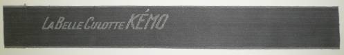 Ruban tissé au jacquard