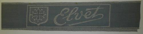 Ruban tissé au jacquard