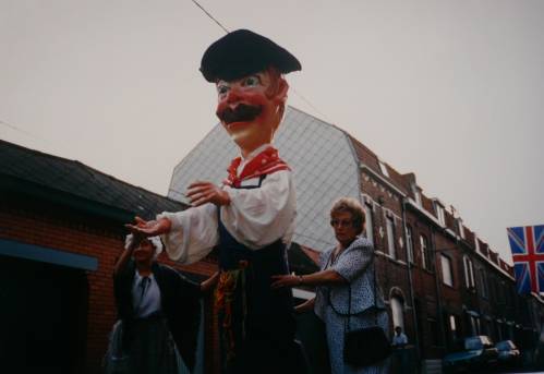 Photographie du baptême des géants rubaniers