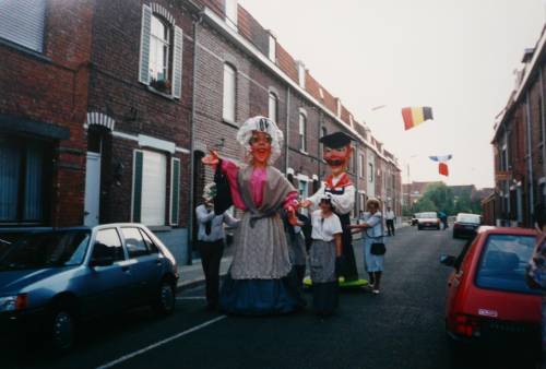 Photographie du baptême des géants rubaniers