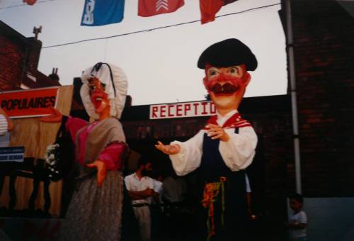 Photographie du baptême des géants rubaniers