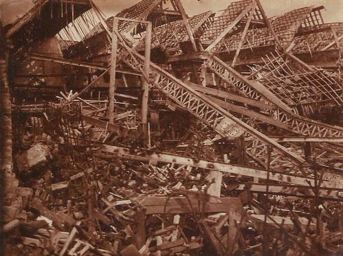 Photographie des ruines de l’usine Sigier-Capelle