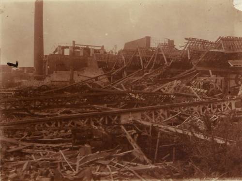 Photographie des ruines de l’usine Sigier-Capelle