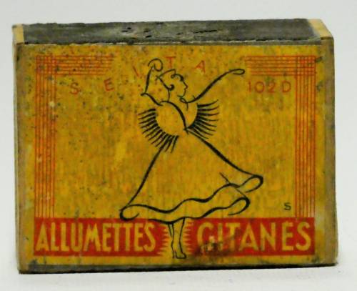 Boîte d'Allumettes "Gitanes 102D"