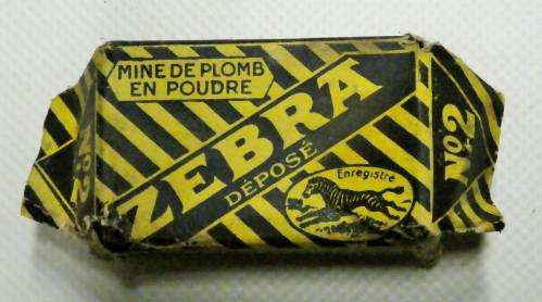 Boîte de mine de plomb "Zebra"