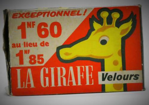 Boîte de Savon  "La Girafe velours"