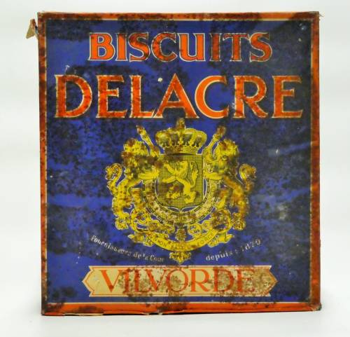 Boîte de biscuits "Delacre"