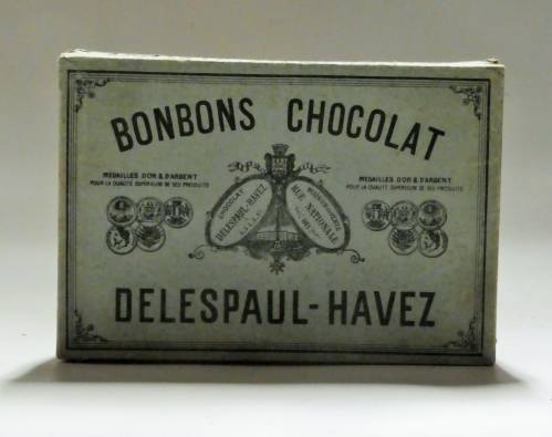 Boîte de bonbons au chocolat "Delespaul-Havez"