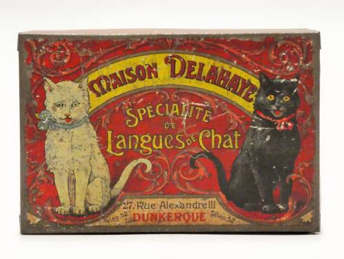 Boîte de langues de chat "Maison Delahaye"