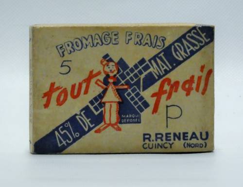 Boîte de fromage frais "R. Reneau"