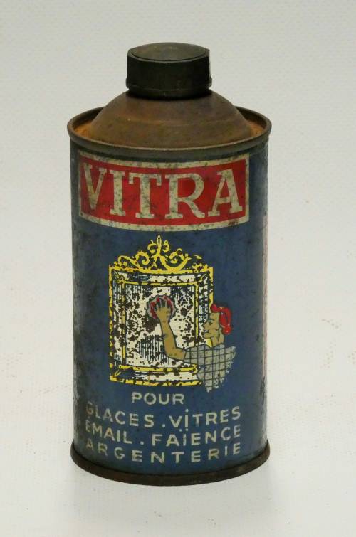 Bidon de produit pour argenterie"Vitra"
