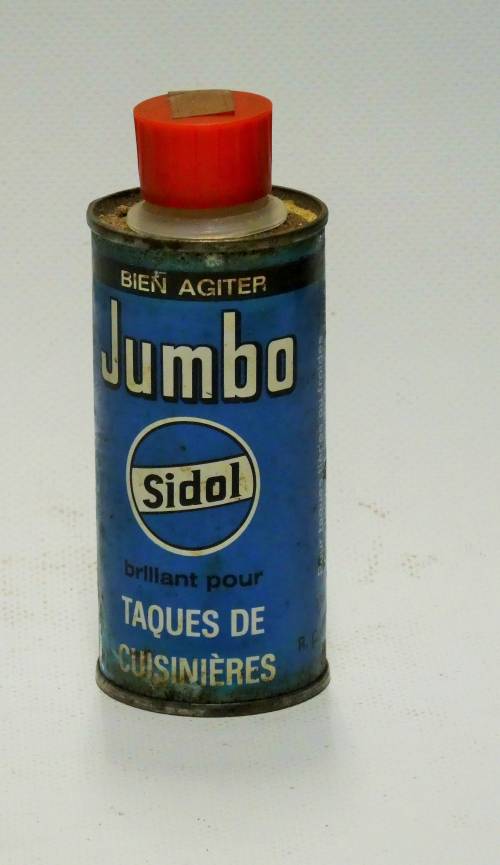 Bidon de brillant pour taques de cuisinières "Jumbo"