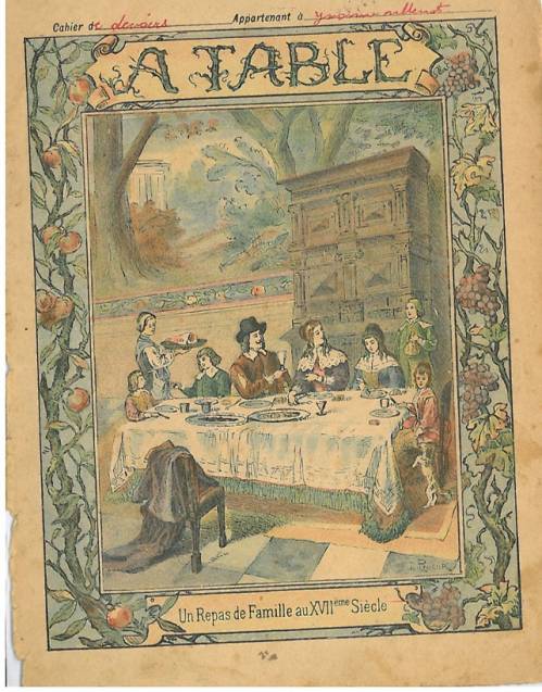 Série A table (Coll. Godchaux)