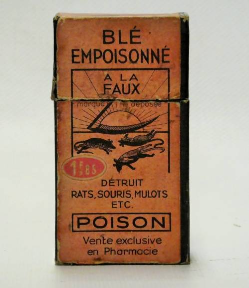 Boîte de blé empoisonné "À la Faux"