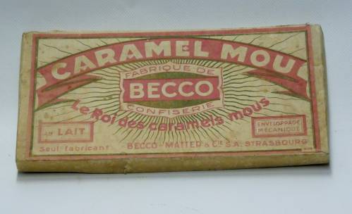 Boîte de caramels "Becco"