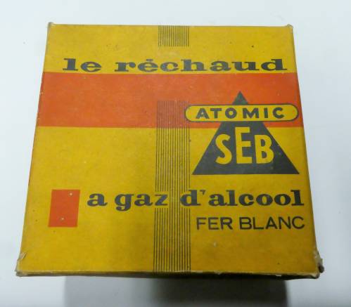 Boîte de réchaud "Atomic Seb"