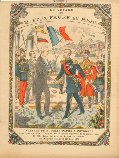 Série Voyage de Félix Faure en Russie