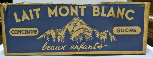 Boîte de lait "Mont Blanc"