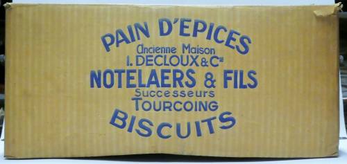 Boîte de biscuits "Notelars & Fils"