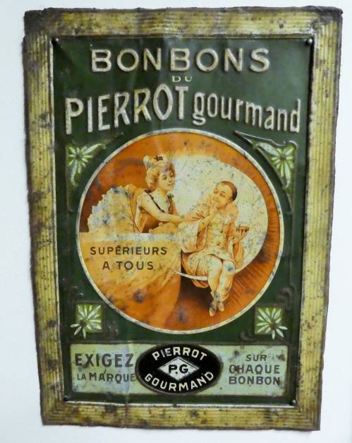 Affiche publicitaire "Pierrot Gourmand"