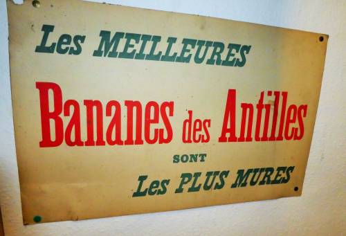 Affiche publicitaire "Bananes des Antilles"