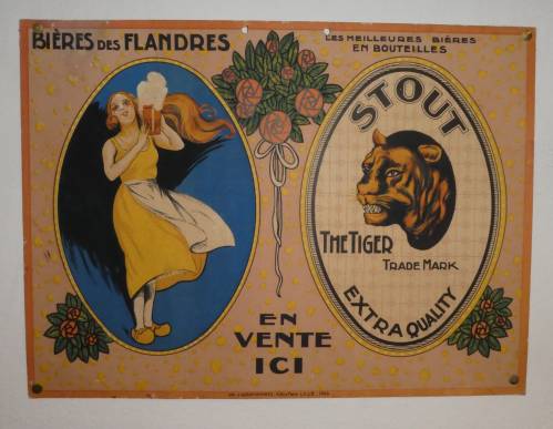Affiche publicitaire "Bières des Flandres"