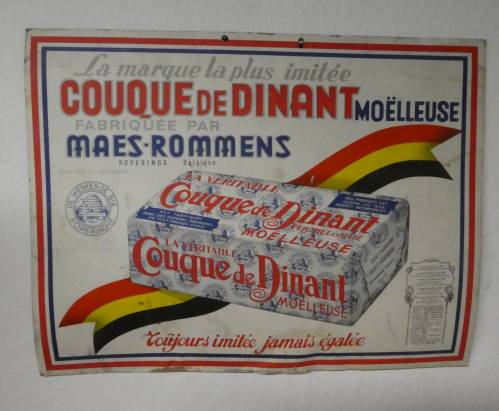 Affiche publicitaire "Couque de Dinant"