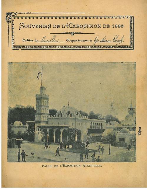 Série Souvenirs de l’exposition de 1889